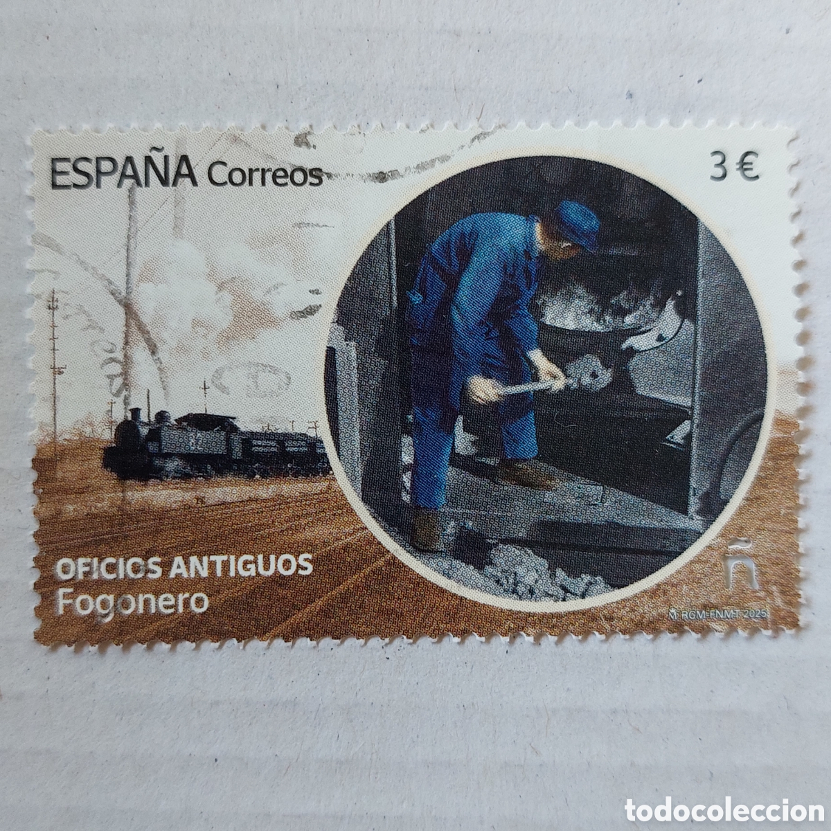 Sellos: 2025 Espa&ntilde;a Usado oficios antiguos Fogonero