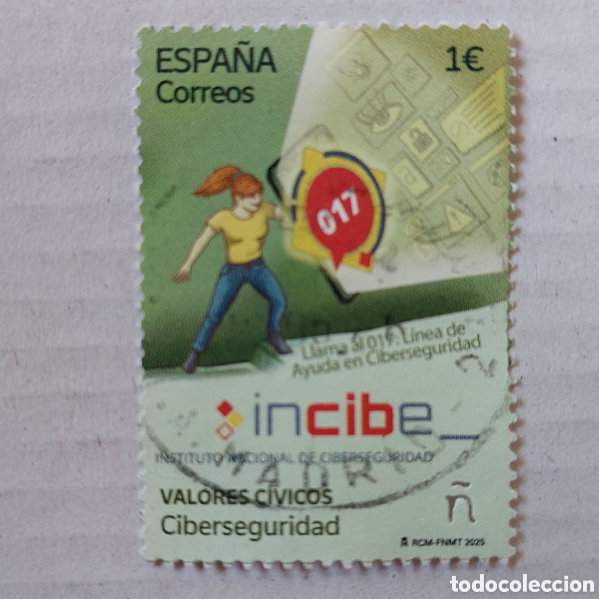 Sellos: 2025 Espa&ntilde;a Usado Valores C&iacute;vicos Ciberseguridad