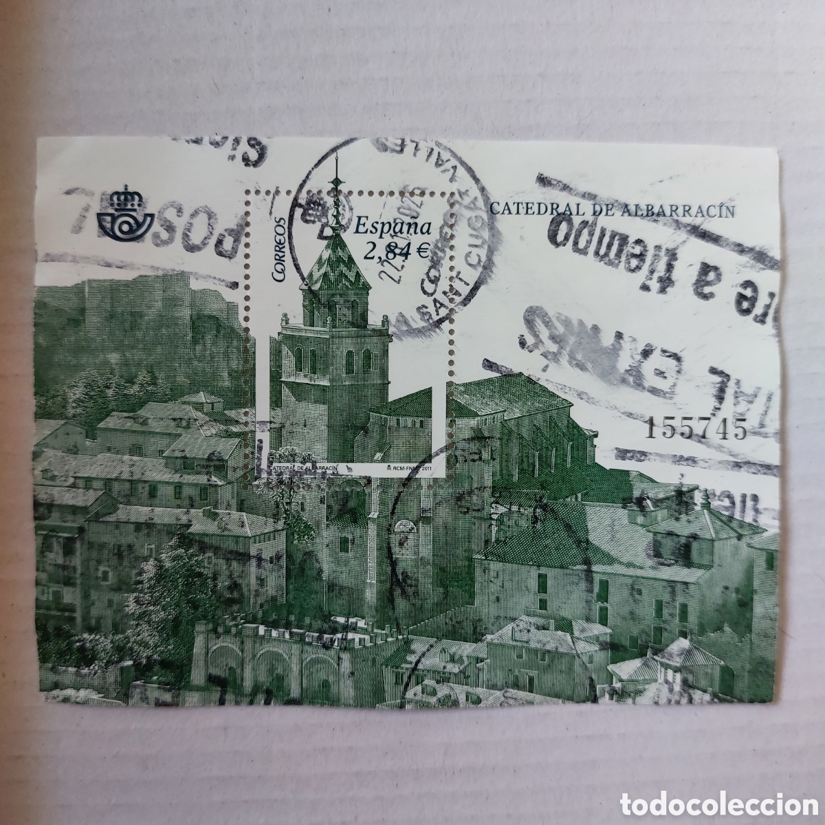 Sellos: 2011 Espa&ntilde;a Usado Catedral de Albarracin