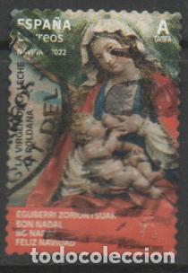 Sellos: EDIFIL N&ordm; 5622, NAVIDAD 2022, VIRGEN DE LA LECHE, USADO