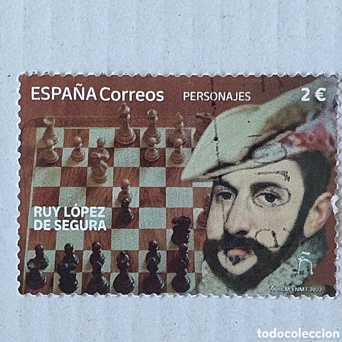 Sellos: 2022 Espa&ntilde;a Usado Personajes Ruy L&oacute;pez de Segura