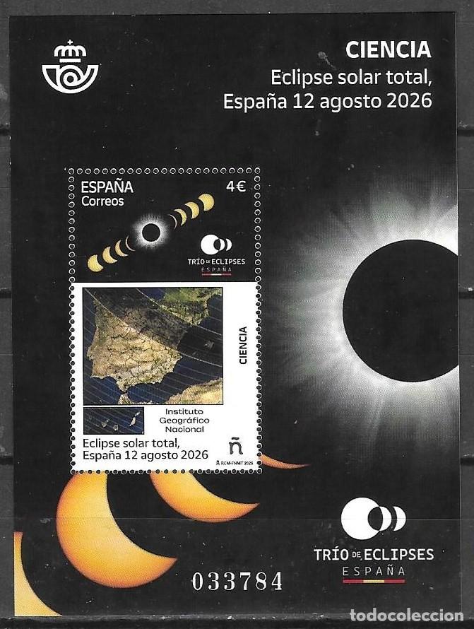 Sellos: HB** ESPA&Ntilde;A 2026, ECLIPSE SOLAR TOTAL