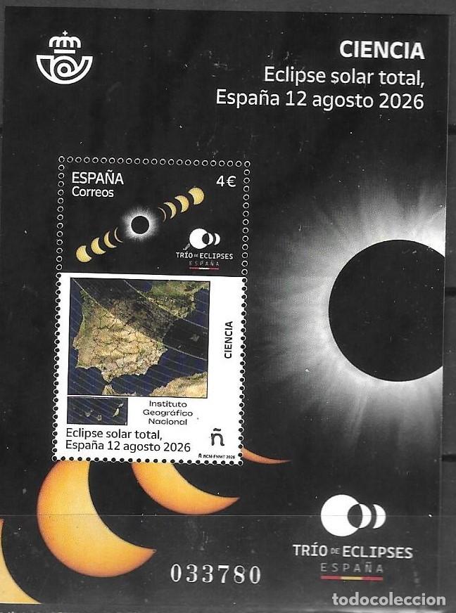 Sellos: HB** ESPA&Ntilde;A 2026, ECLIPSE SOLAR TOTAL