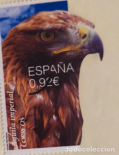 Sellos: Sello Espa&ntilde;a 2014 - &Aacute;guila Imperial (Fauna Protegida) 0,92&euro; - Con marca circular / muestra