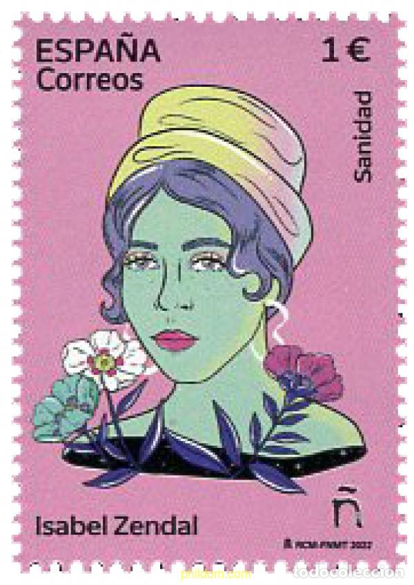 Sellos: 679082 MNH ESPA&Ntilde;A 2022 ISABEL ZENDAL - SANIDAD