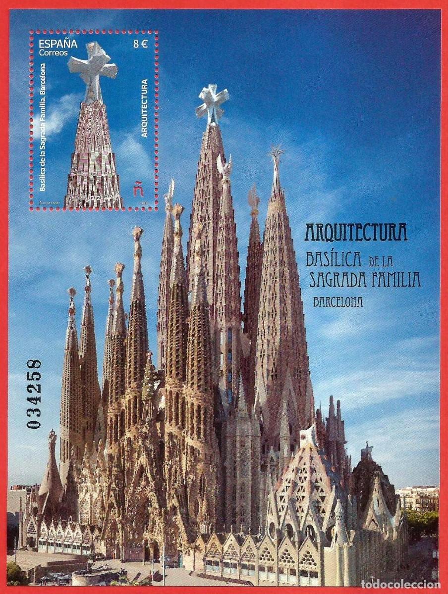 Timbres: Espa&ntilde;a. 2026. HB. Arquitectura. Bas&iacute;lica de la Sagrada Familia. Barcelona