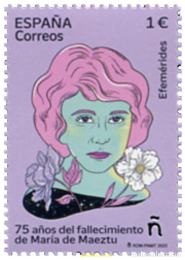 Sellos: 697619 MNH ESPA&Ntilde;A 2023 75 A&Ntilde;OS DEL FALLECIMIENTO DE MARIA DE MAEZTU