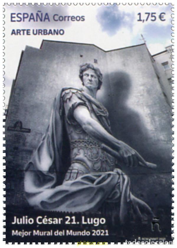 Sellos: 697629 MNH ESPA&Ntilde;A 2023 ARTE UBNO -JULIO CESAR 21. LUGO, MEJOR MURAKL DEL MUNDO 2021