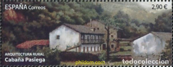 Selos: 738979 MNH ESPA&Ntilde;A 2024 ARQUITECTURA RURAL. CABA&ntilde;A PASIEGA.