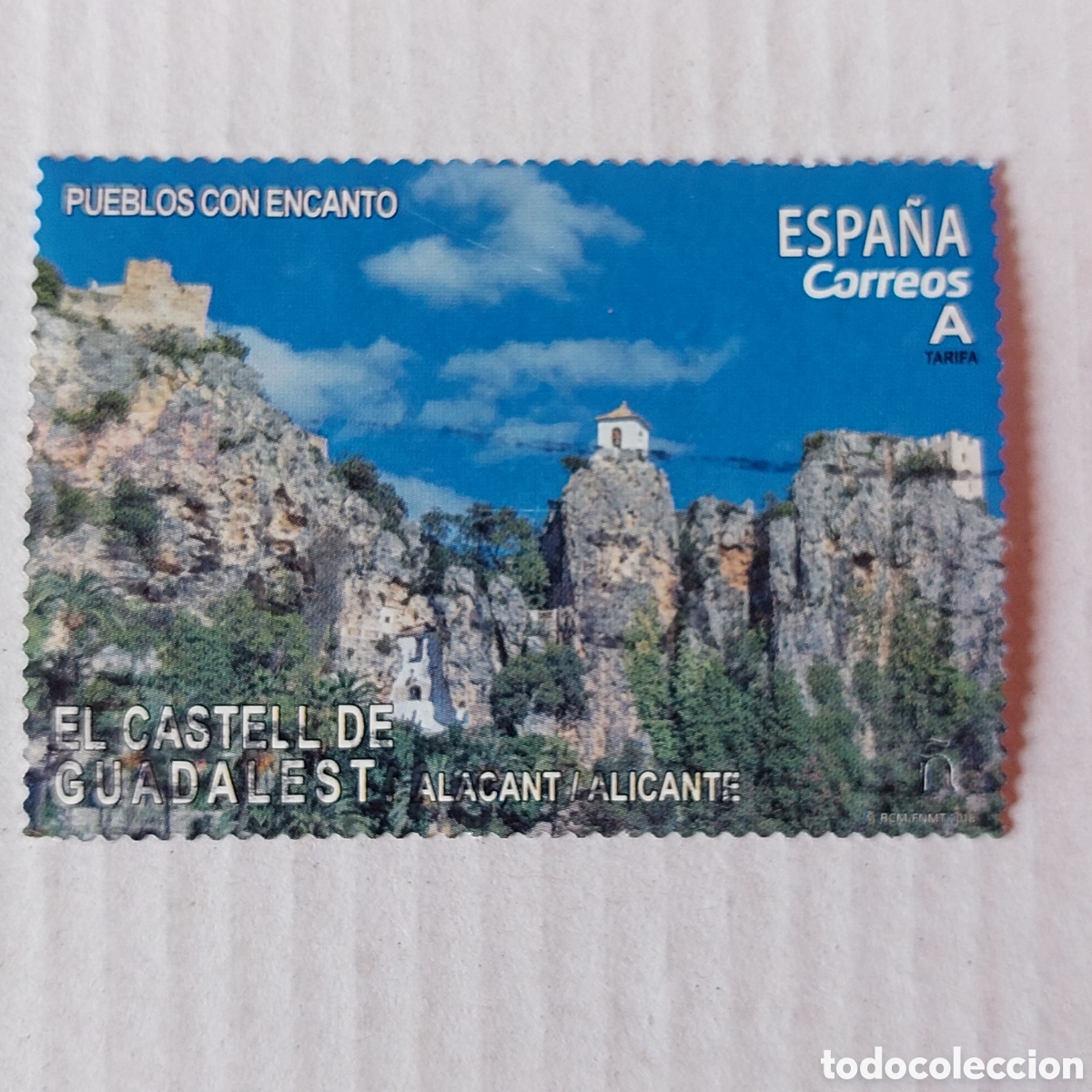 Sellos: 2018 Espa&ntilde;a Usado Pueblos con encanto El Castell de Guadalest