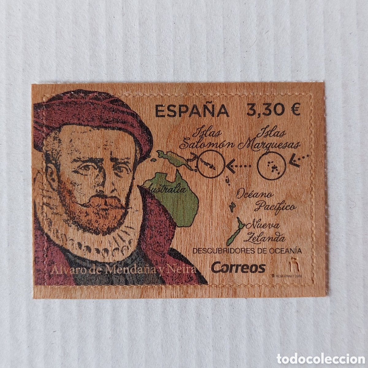 Sellos: 2018 Espa&ntilde;a Usado &Aacute;lvaro de Menda&ntilde;a Ocean&iacute;a