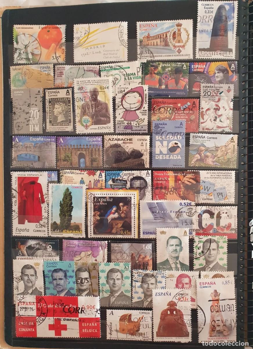 Sellos: LOTE 46 SELLOS USADOS ACTUALES DISTINTOS ESPA&Ntilde;A