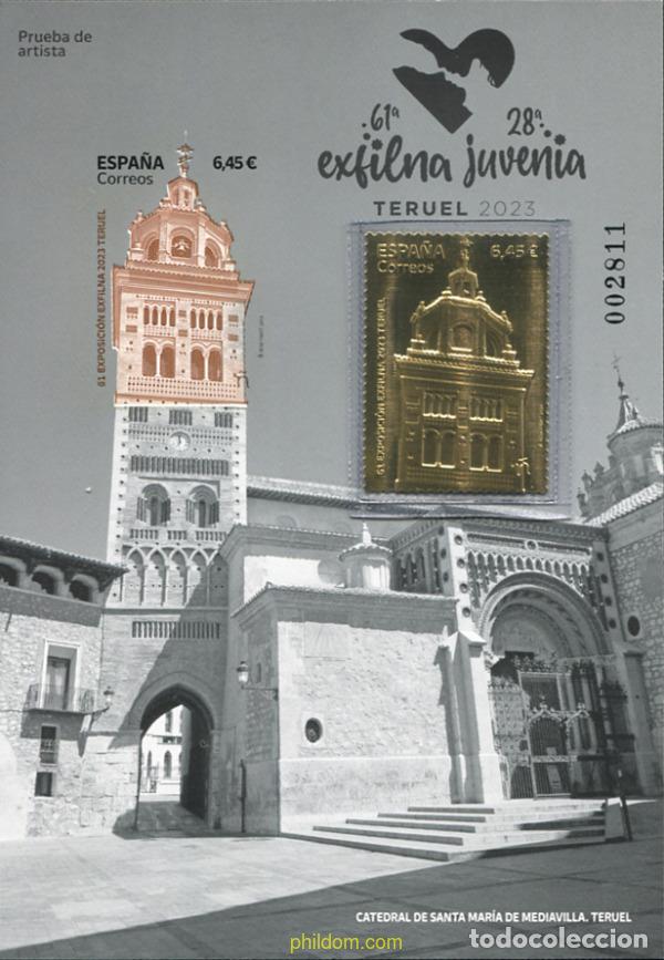 Sellos: 714294 MNH ESPA&Ntilde;A 2023 EXFILNA 2023. TERUEL. CATEDRAL DE SANTA MARIA DE MEDIAVILLA