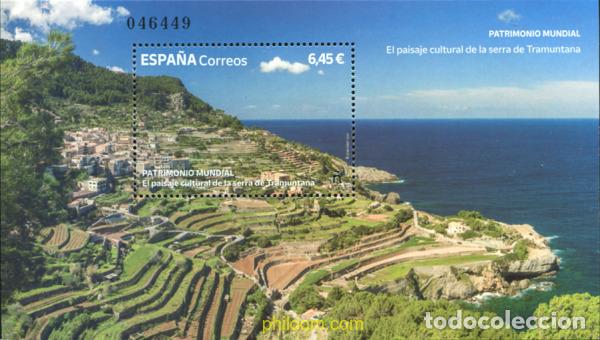 Sellos: 716482 MNH ESPA&Ntilde;A 2023 PATRIMONIO MUNDIAL. EL PAISAJE CULTURAL DE LA SERRA DE TRAMUNTANA.