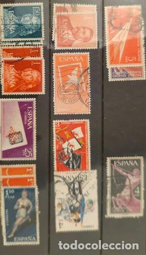 Sellos: Lote de sellos de Espa&ntilde;a variados - Conmemorativos, Urgentes y Tem&aacute;ticos (Matasellados)