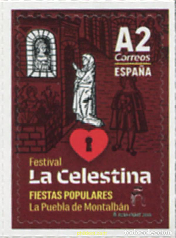 Sellos: 589528 MNH ESPA&Ntilde;A 2018 FESTIVAL LA CELESTINA. LA PUEBLA DE MONTALB&Aacute;N