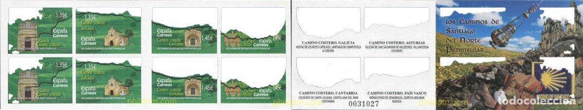 Sellos: 585950 MNH ESPA&Ntilde;A 2018 LOS CAMINOS DE SANTIAGO DEL NORTE PENINSULAR