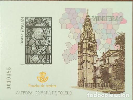 Sellos: Prueba de Artista - Espa&ntilde;a 2004 - Vidrieras: Catedral Primada de Toledo (FNMT)