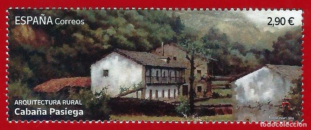 Sellos: Espa&ntilde;a. 2024. Edifil # 5767. Arquitectura rural. Caba&ntilde;a pasiega