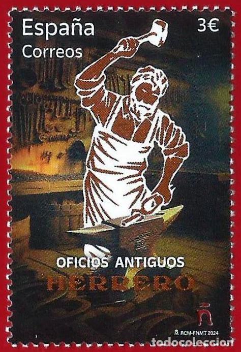 Sellos: Espa&ntilde;a. 2024. Edifil # 5787. Oficios antiguos. Herrero