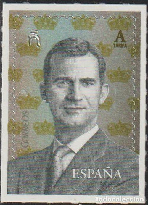 Sellos: Espa&ntilde;a 2016 Edifil 5015 Sello ** Basica Rey Felipe VI Retrato Michel 5027 Yvert 4734 Spain Stamp