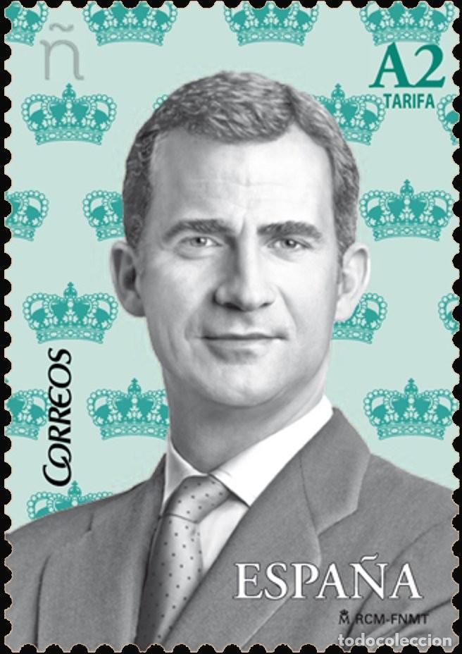 Sellos: Espa&ntilde;a 2016 Edifil 5016 Sello ** Basica Rey Felipe VI Retrato Michel 5028 Yvert 4735 Spain Stamp