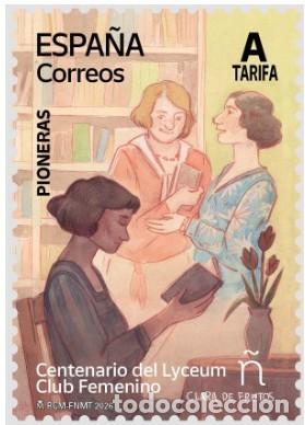 Sellos: ESPA&Ntilde;A 2026 CENTENARIO LYCEUM CLUB FEMENINO. PIONERAS MNH ED 5940 YT 5700