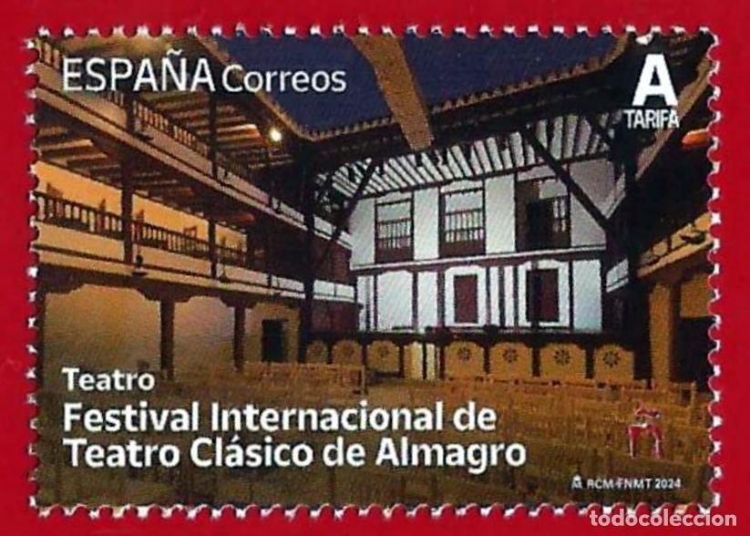 Sellos: Espa&ntilde;a. 2024. Edifil # 5763. Teatro. Festival Internacional de Almagro
