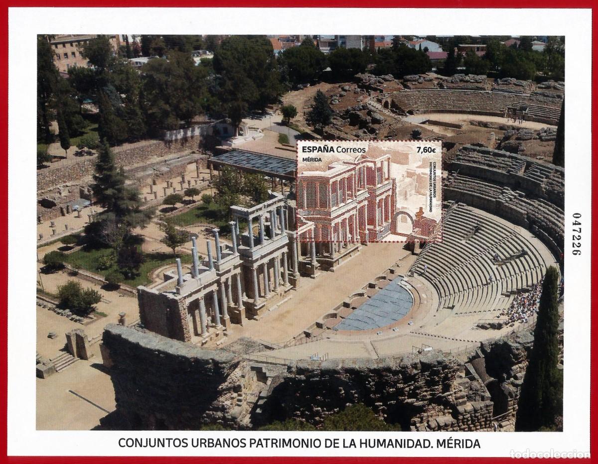 Sellos: Espa&ntilde;a. 2024. Edifil # 5798. HB. Conjuntos Urbanos Patrimonio de la Humanidad. Merida