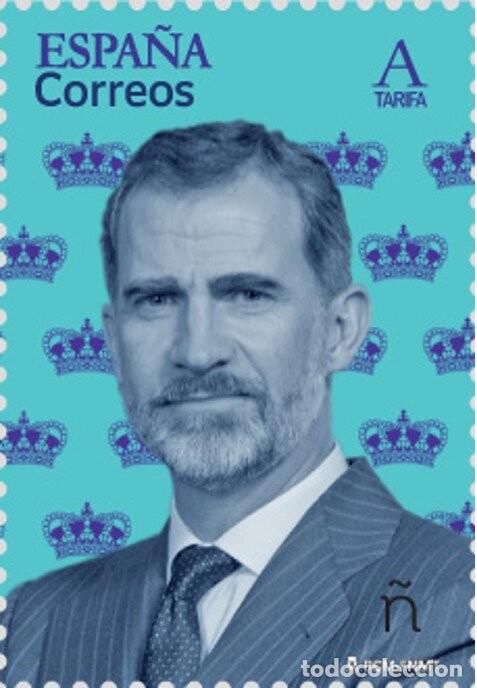 Sellos: Espa&ntilde;a 2020 Edifil 5373 Sello ** Basica Rey Felipe VI Retrato Realeza Michel 5411 Yvert 5115 Spain