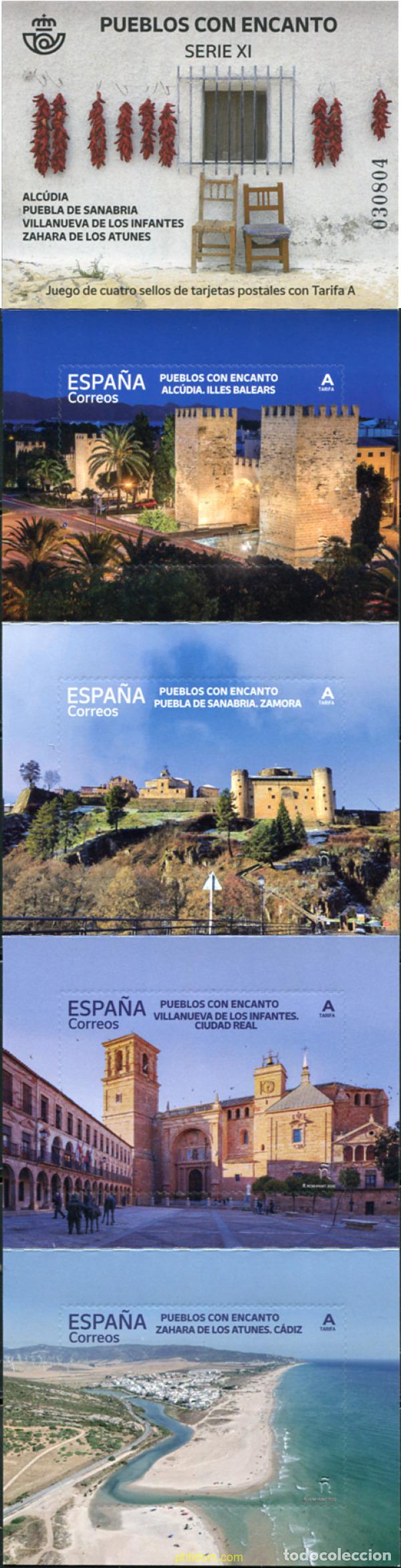 Sellos: 789701 MNH ESPA&Ntilde;A 2026 PUEBLOS CON ENCANTO. ALCUDIA (ILLES BALEARS). PUEBLA DE SANABRIA (ZAMORA).