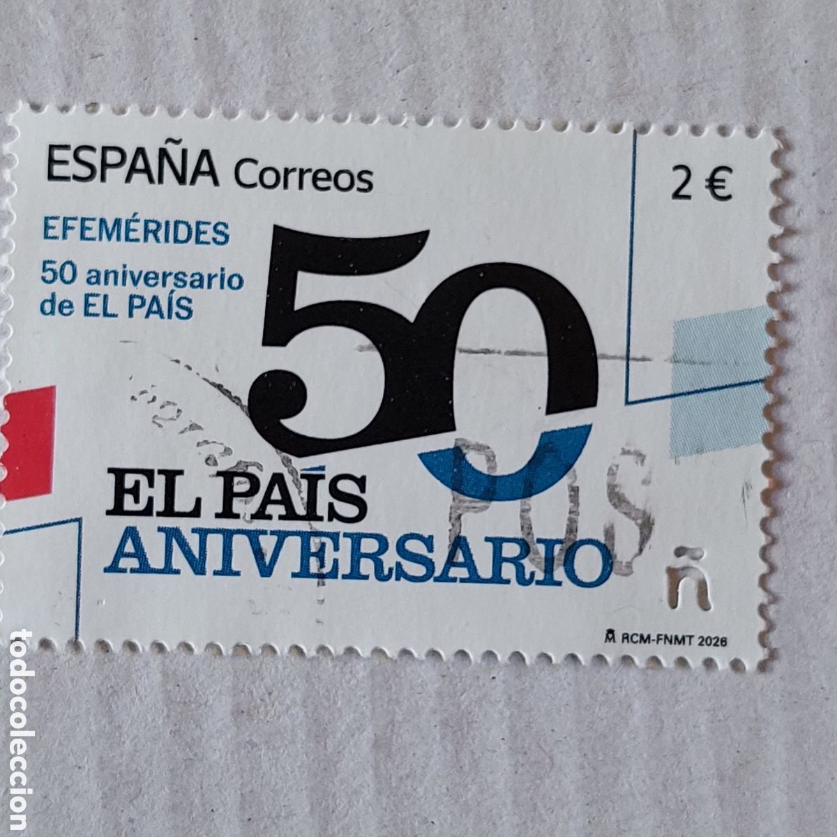 Sellos: 2026 Espa&ntilde;a Usado Aniversario El Pais