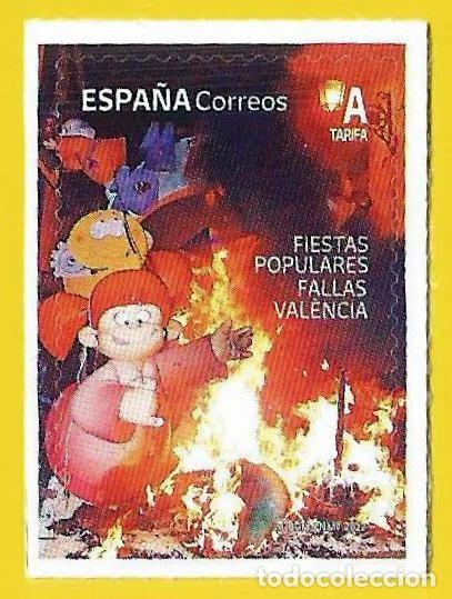 Sellos: Espa&ntilde;a. Spain. 2022. Edifil # 5548. Fiestas Populares. Las Fallas de Valencia