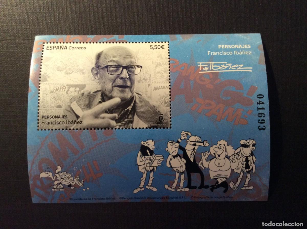Sellos: ESPA&Ntilde;A A&Ntilde;O 2024. COMICS. FRANCISCO IBA&Ntilde;EZ