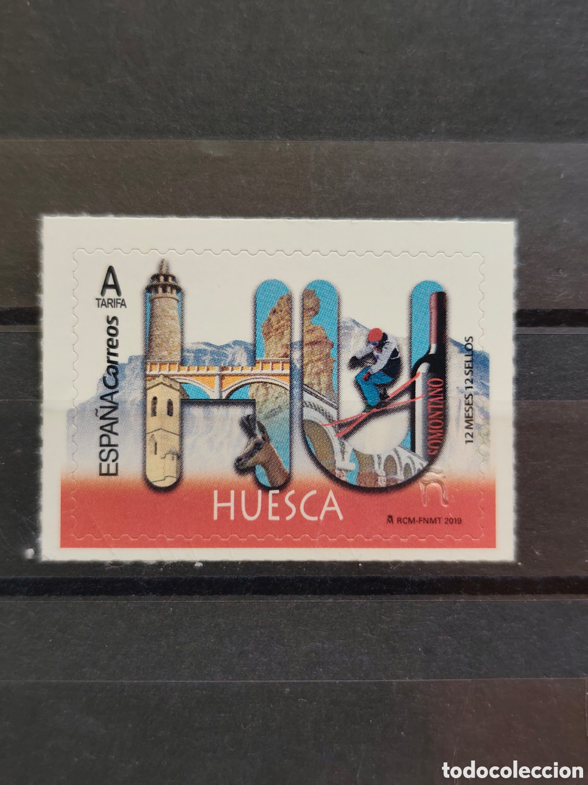 Sellos: A&ntilde;o 2019 12 meses Huesca 5272