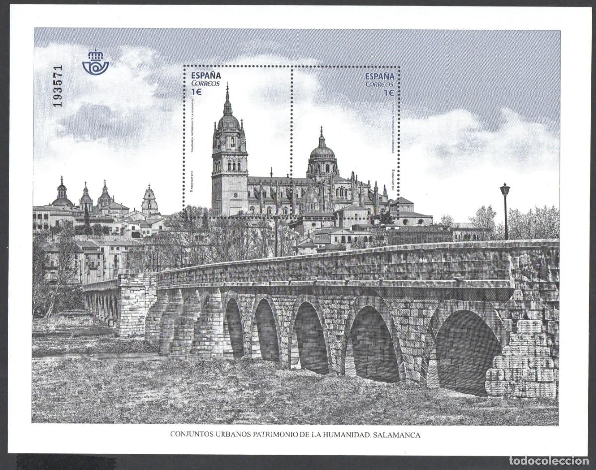 Sellos: EDIFIL 5058** HOJA BLOQUE CONJUNTOS URBANOS