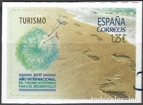Sellos: ESPA&Ntilde;A - 2017 - A&Ntilde;O INTERNACIONAL DEL TURISMO SOSTENIBLE PARA EL DESARROLLO - ADHESIVO - MNH