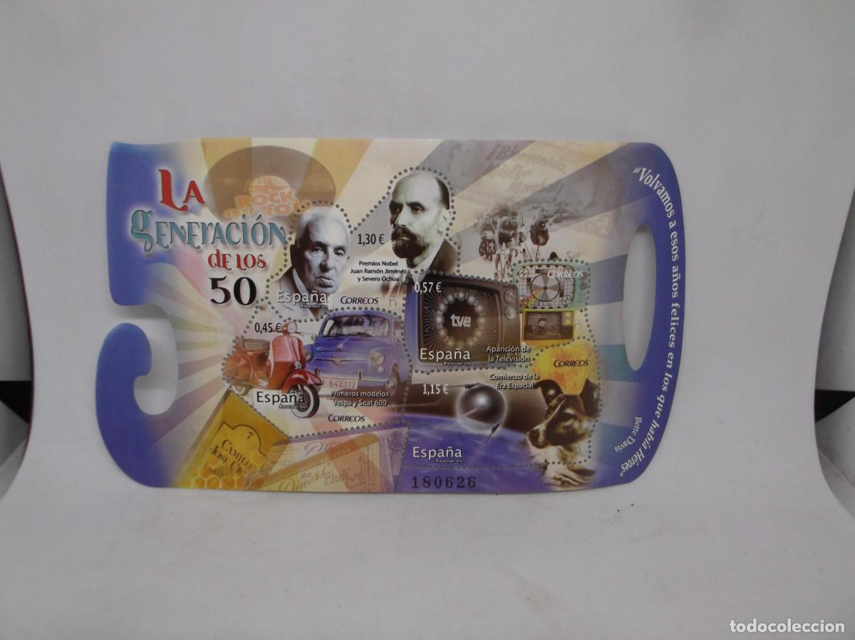 Sellos: Espa&ntilde;a 2016 La generaci&oacute;n de los 50.Nuevo