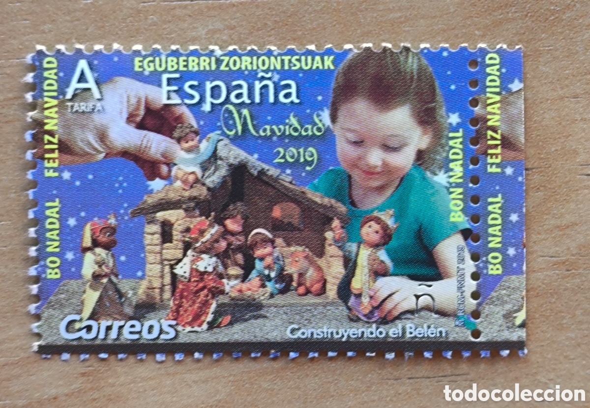 Sellos: Sellos edifil 5353A navidad 2019 engomado