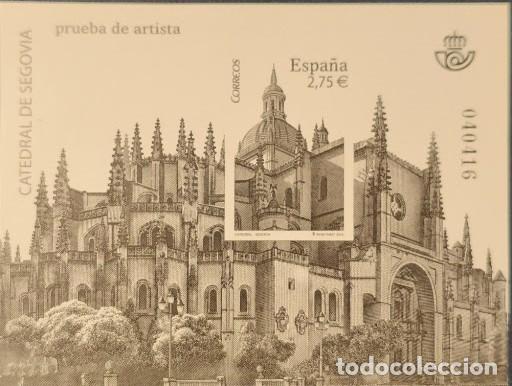 Sellos: Prueba de artista - Catedral de Segovia (Espa&ntilde;a, valor facial 2,75 &euro;)