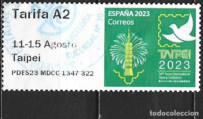 Sellos: ESPA&Ntilde;A ATMS TAIPEI 2023 TARIFA A2 USADA