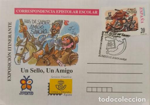 Sellos: Correspondencia Epistolar Escolar - Don Quijote / Exposici&oacute;n Itinerante El Puerto de Santa Mar&iacute;a