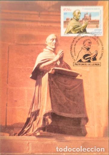 Sellos: Tarjeta m&aacute;xima / Entero postal - IV Centenario de la Muerte del Cardenal Rodrigo de Castro Lugo