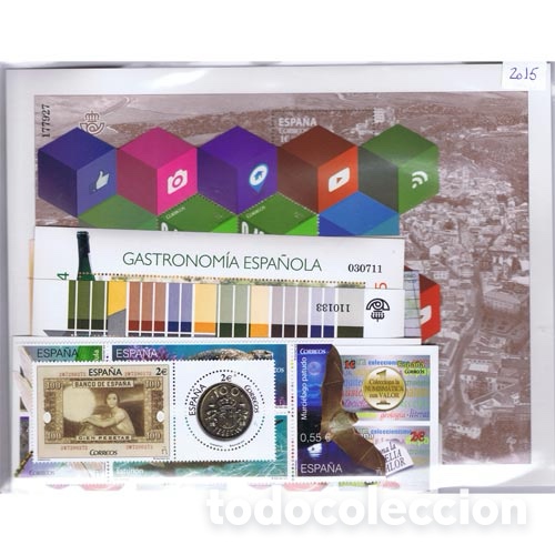 Sellos: Sellos Espa&ntilde;a 2015 nuevo a&ntilde;o completo descuento facial