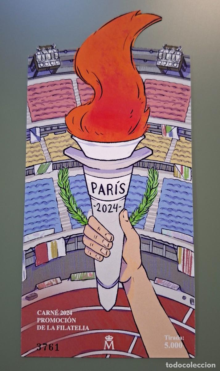 Sellos: CARNET PROMOCION DE LA FILATELIA - ECC, VALLADOLID 2024 - PARIS - TIRADA 5.000 EJEMPLARES ..A3573