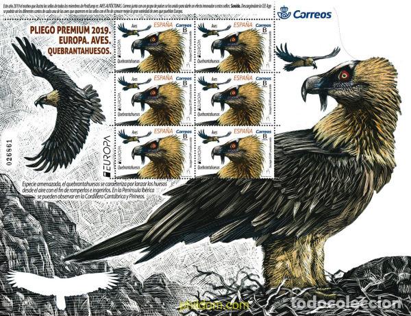 Sellos: 607211 MNH ESPA&Ntilde;A 2019 EUROPA CEPT 2019 - NATIONAL BIRD