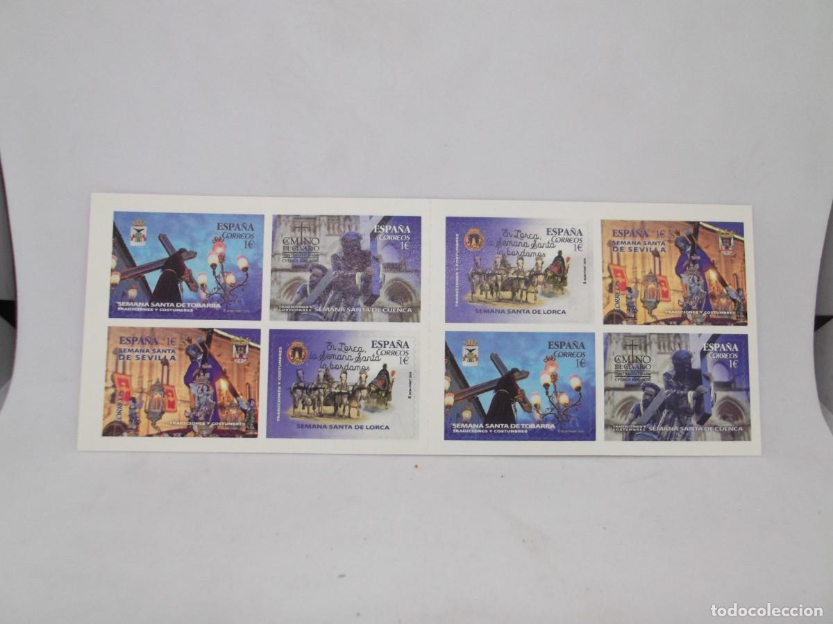 Sellos: Espa&ntilde;a 2016 Carnet nuevo.Tradiciones y constumbres Semana Santa