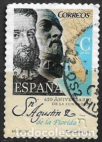 Sellos: 2015 Pedro Men&eacute;ndez de Avil&eacute;s, Sa Agust&iacute;n de la Florida, EDIFIL n&ordm; 4992 (o)