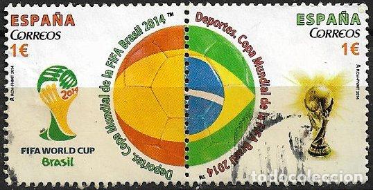 Sellos: 2015 Copa Mundial FIFA, EDIFIL n&ordm; 5008 / 9 (o)
