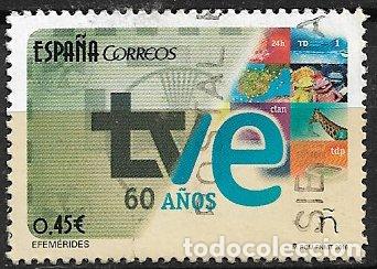 Sellos: 2016 Logotipo de TVE, EDIFIL n&ordm; 5098 (o)